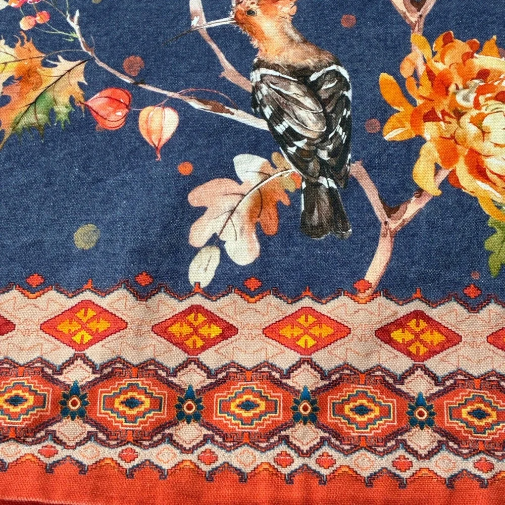 • “Maison d’Hermine floral, Birds 54 x 70 set of 2Tablecloth 100% Cotton”
